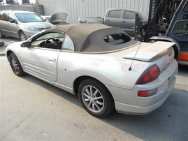 2002 MITSUBISHI ECLIPSE SPYDER GS SILVER 2.4 AT 203984